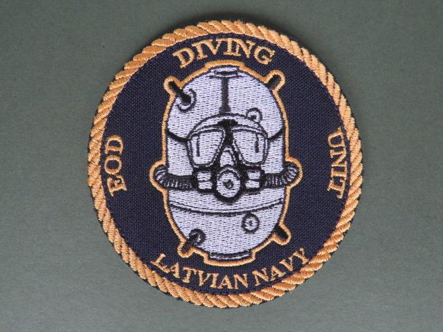 Latvia Navy EOD Diving Unit Shoulder Patch