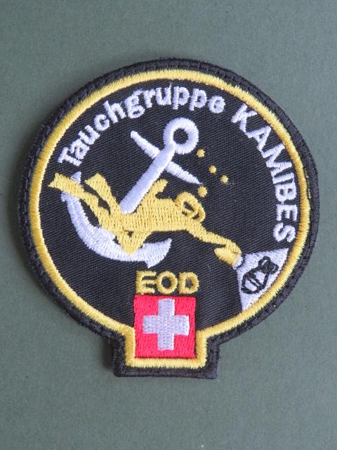 Switzerland Army EOD Diving Unit Shoulder Patch