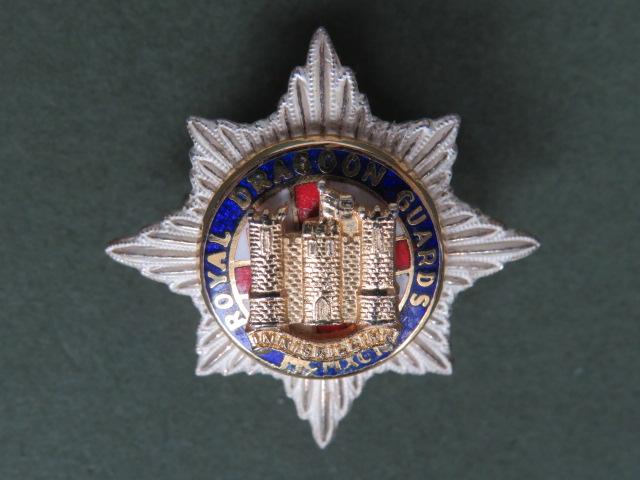 British Army The Royal Dragoon Guards Officers Collar Badge