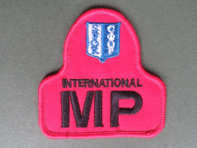 NATO SFOR Military Police Arm Patch