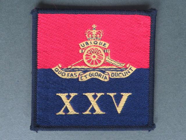 British Army Royal Artillery, 25th Regiment  Patch
