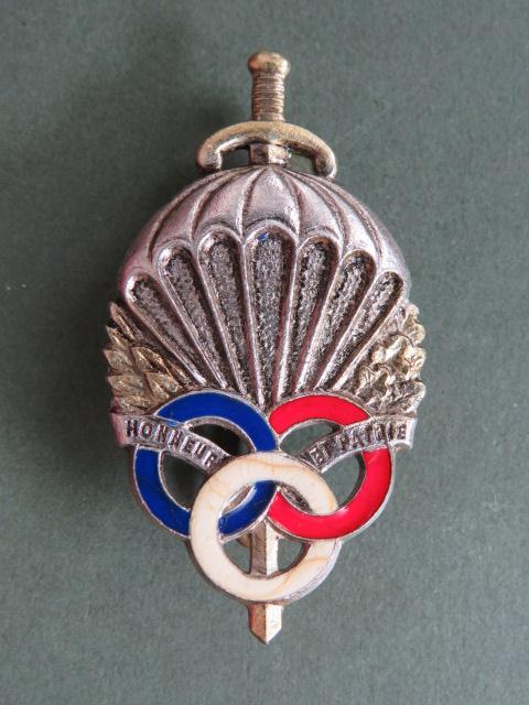 France Army Brevets Pre Militaire Parachute Badge