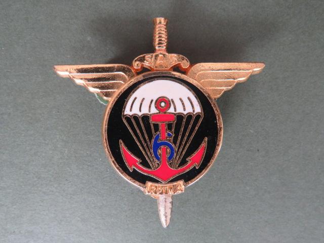 France Marines 6e R.P.I.M.a (Regiment Parachutiste d' Infanterie de Marine) Pocket Crest