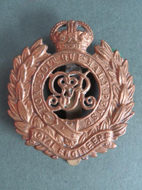 British Army Royal Engineers KGV Cap Badge