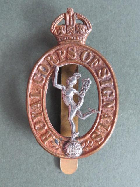 British Army Pre 1946 Royal Corps of Signals Cap Badge