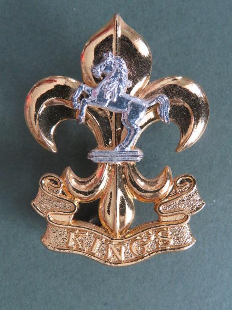 British Army King's (Liverpool) Regiment Cap Badge