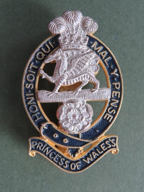 British Army The Princess of Wales's Royal Regiment (Queen's & Royal Hampshire's) No1 Dress Badge