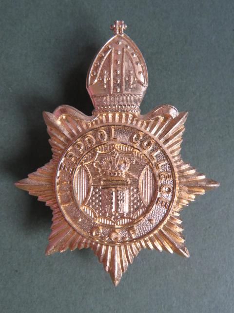 British Army Liverpool College C.C.F. Cap Badge