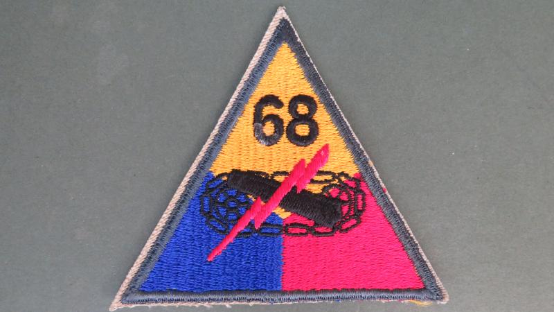 USA Army WW2/1950's 68th Armoured Regiment Arm Patch