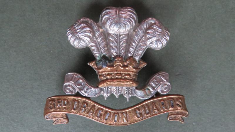 British Army Victorian / Edwardian Period 3rd Dragoon Guards (Prince of Wales's) Cap Badge