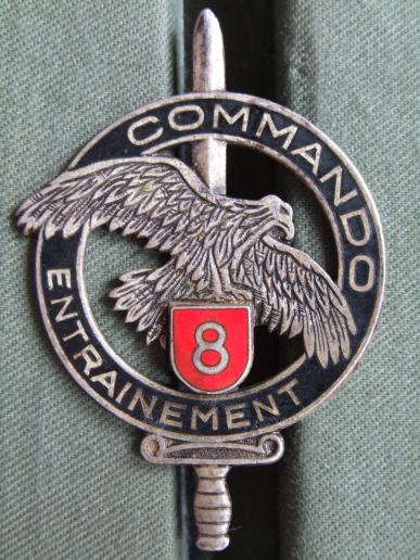 France C.E.C. 8 COMMANDO ENTRAINMENT Pocket Crest