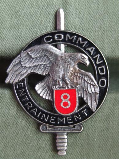 France No8 C.E.C. (Commando Training Centre) Pocket Crest