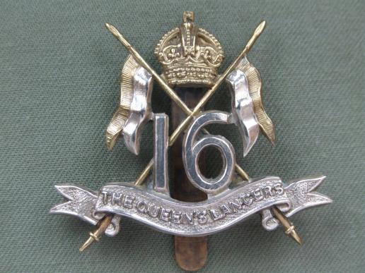 British Army The 16th Lancers Cap Badge