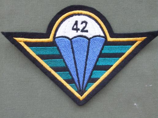 Czech Republic 4th Rapid Deployment Brigade 42 Airborne Battalion Shoulder Patch  