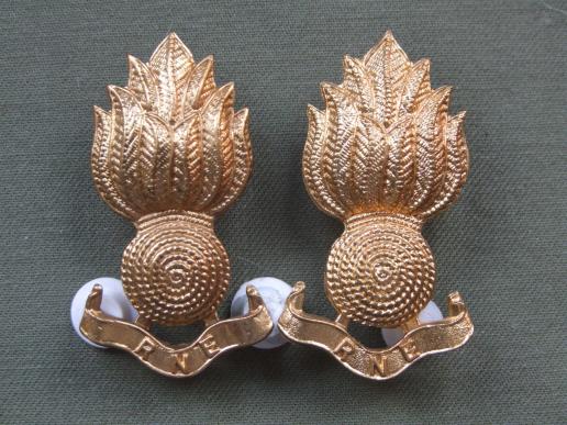 Rhodesia & Nyasaland Engineers 1957-67 Officers Service Dress Collar Badges 