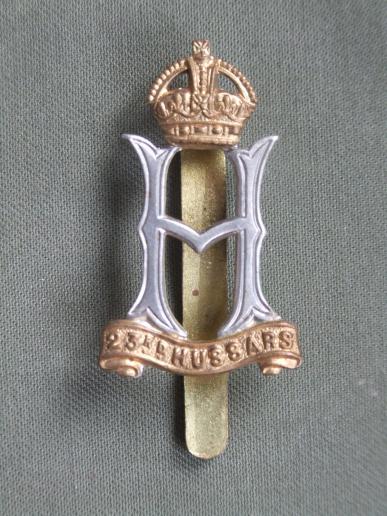 British Army 23rd Hussars Cap Badge 