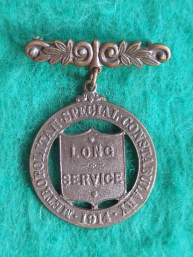 Metropolitan Police Special Constabulary 1914 Long Service Medal 