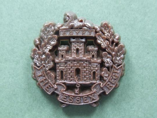 British Army WW2 Plastic Essex Regiment Cap Badge