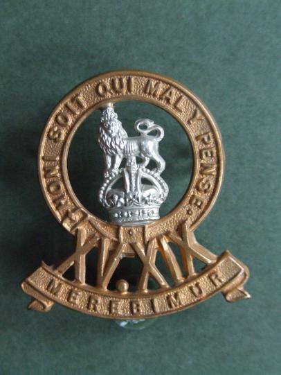 British Army Pre 1953 The 15th/19th King's Royal Hussars Cap Badge