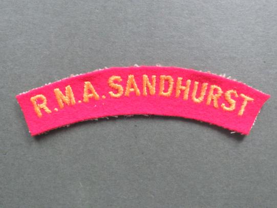 British Army R.M.A. Sandhurst Shoulder Title