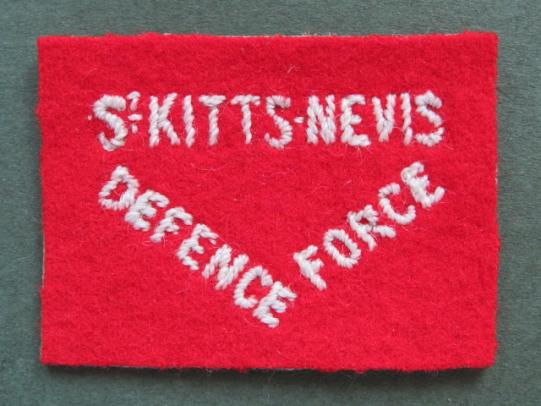 St Kitts-Nevis Defence Foce Shoulder Title