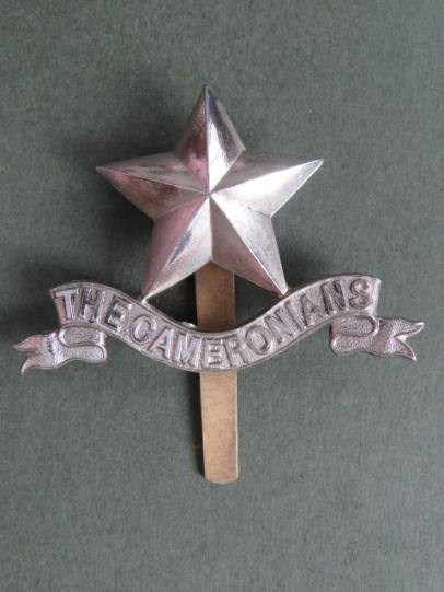 British Army The Cameronians (Scottish Rifles) Pugaree Badge