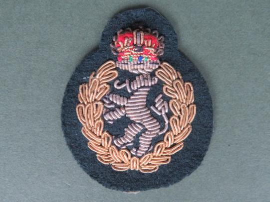 British Army Royal Woman's Army Corp Officer's Beret Badge