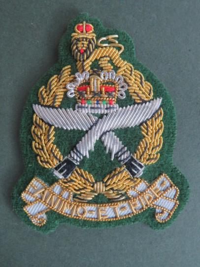 British Army Gurkha Staff & Support Company Officer's Beret Badge