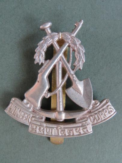 India Army Post 1947 Pioneer Corps Cap Badge