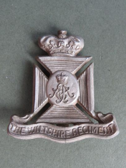British Army The Wiltshire Regiment WW2 Economy Cap Badge