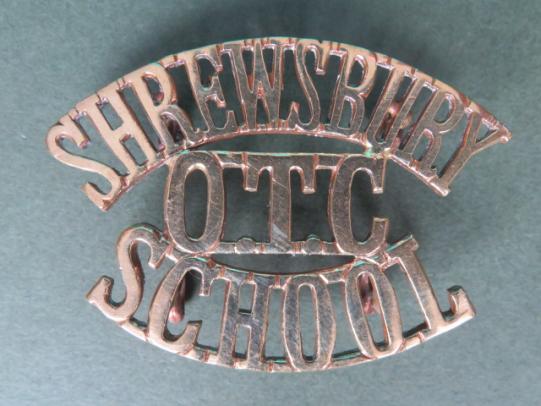 British Army Shrewsbury Officer Training Corps School Shoulder Title