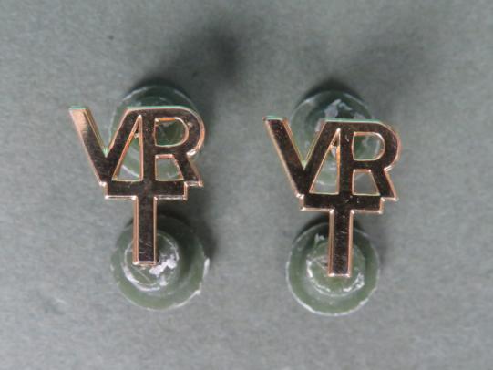 Royal Air Force Volunteer Reserve Training Collar Badges