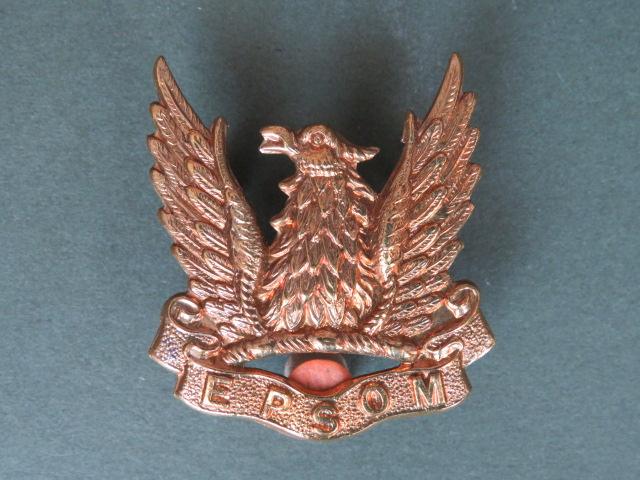 British Army Epsom College Cap Badge