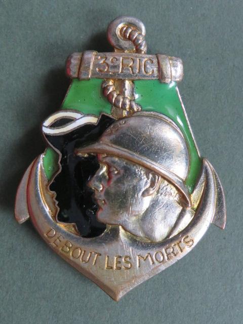 France Marines 3° Régiment d’Infanterie Coloniale Pocket Crest