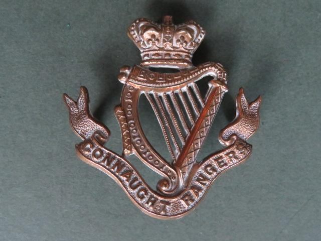 British Army QVC Connaught Rangers Cap Badge