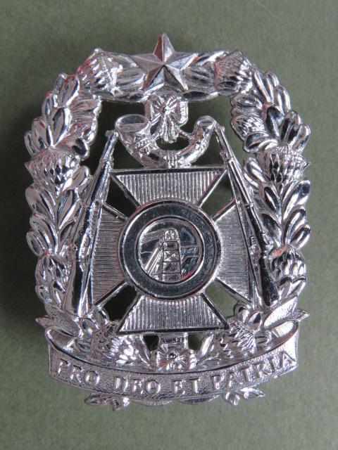 South Africa Army Witwatersrand Rifles Post 1964 Kilmarnock Bonnet Badge