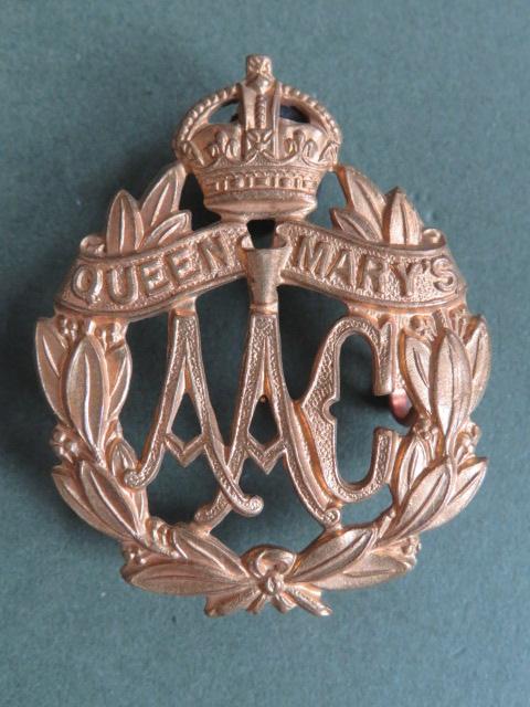 British Army Queen Mary's Army Auxiliary Corps Cap Badge