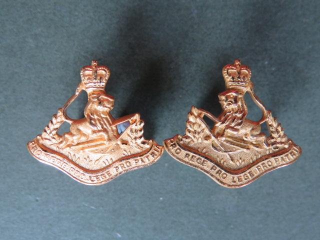 Rhodesia British South Africa Police Pre 1965 Officers' Mess Dress Collar Badges