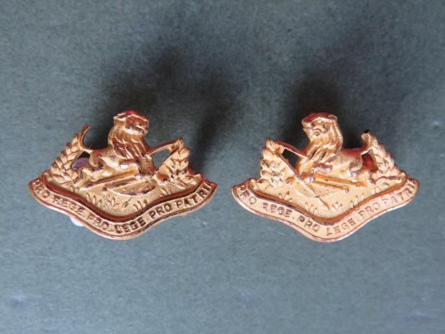 Rhodesia British South Africa Police 1965-1980 Officers' Mess Dress Collar Badges