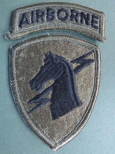 USA Army 1st Special Operations Command Shoulder Patch and Airborne Tab