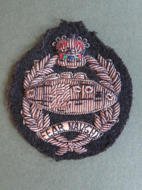 British Army Royal Tank Regiment Officers' Beret Badge