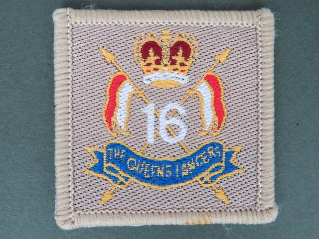 British Army The 16th/5th The Queen's Royal Lancers Gulf War Helmet Badge