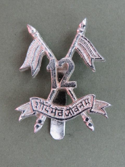 India Army Post 1947 11th Armoured Regiment Headdress Badge