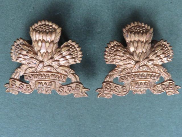 South Africa Army Special Service Battalion Collar Badges