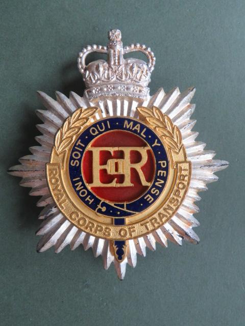 British Army Royal Corps of Transport Band Helmet Plate Badge