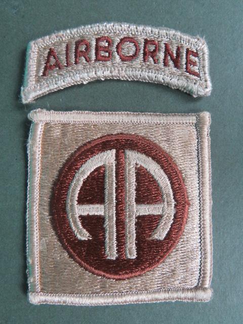 USA Army 82nd Airborne Division Patch & Tab
