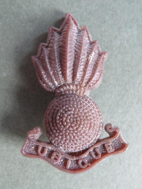 British Army WW2 Economy Royal Artillery Cap Badge