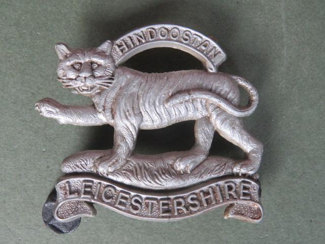 British Army WW2 Economy The Leicestershire Regiment Cap Badge