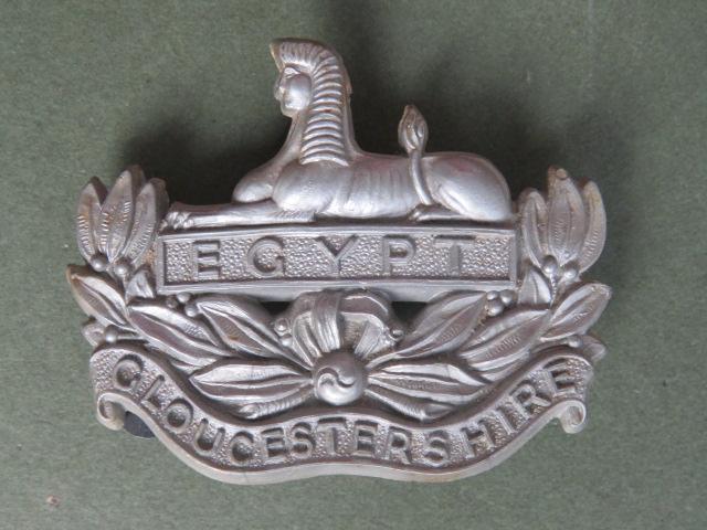 British Army WW2 Economy The Gloucestershire Regiment Cap Badge