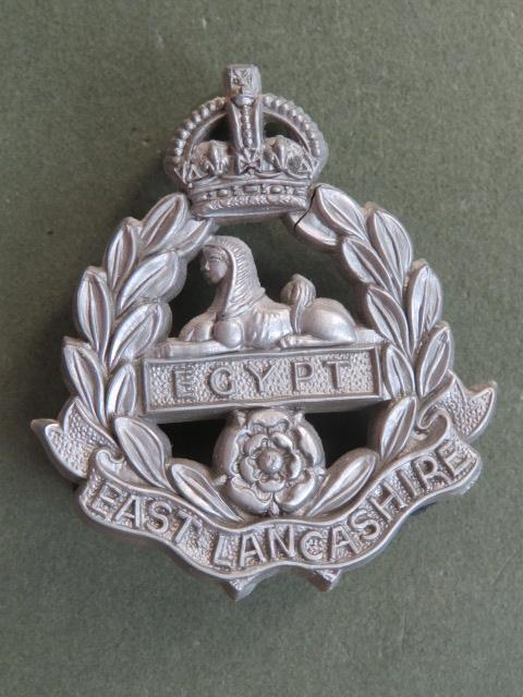 British Army WW2 Economy The East Lancashire Regiment Cap Badge